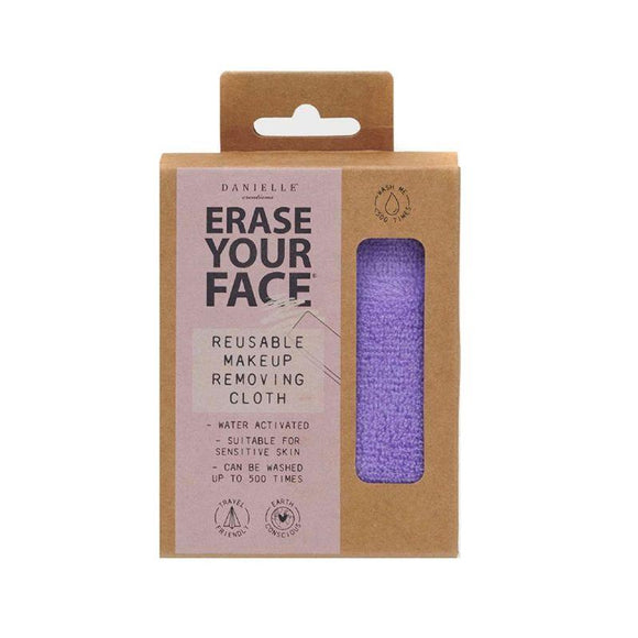Eco-Friendly Reusable Purple Makeup Removing Cloth Wipe