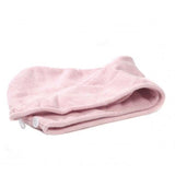Rose Oil Infused Pink Lightweight Design Microfiber Hair Turban Towel