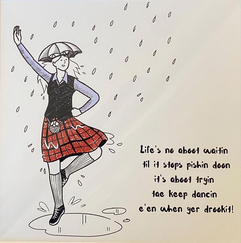 Aboot No Aboot Waitin' Print – Kilts Wi Hae Ltd
