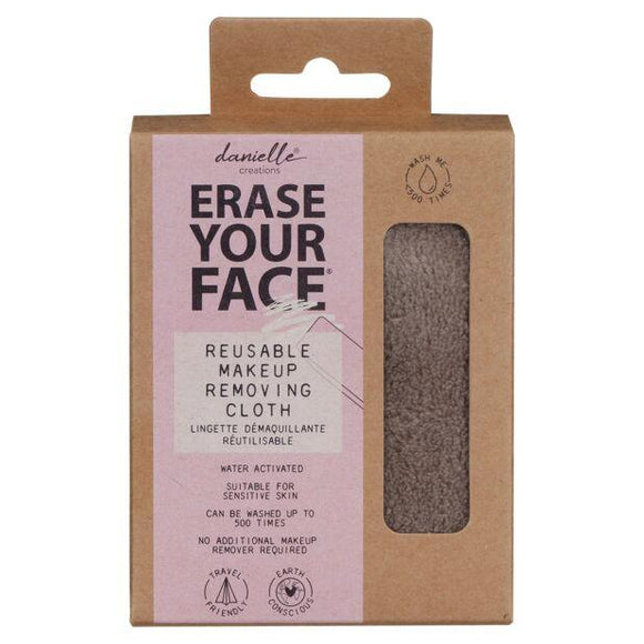 Eco-Friendly Reusable Grey Makeup Removing Cloth Wipe