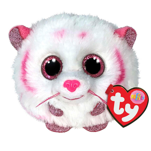 TY UK Puffie - Tabor Pink Tiger